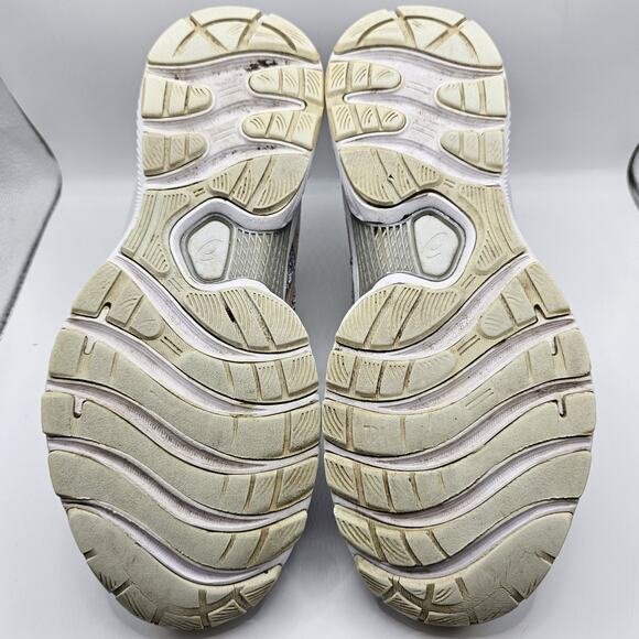 Asics Gel Nimbus 22 Grey Synthetic Lace-Up Womens 9 Shoes Sneakers - Picture 8 of 12